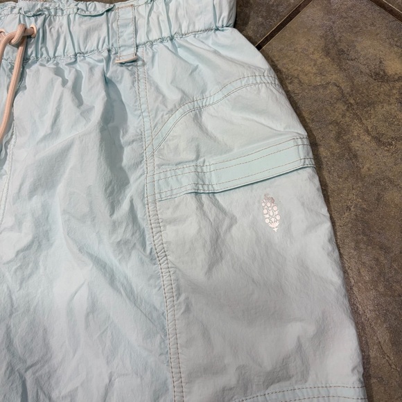 FP Movement by Free People Blue In The Wild Hiking Utility Shorts Sz M Gorpcore - Picture 3 of 9